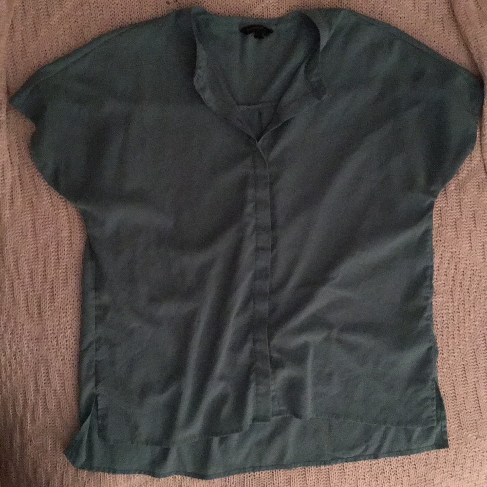 Teal work shirt